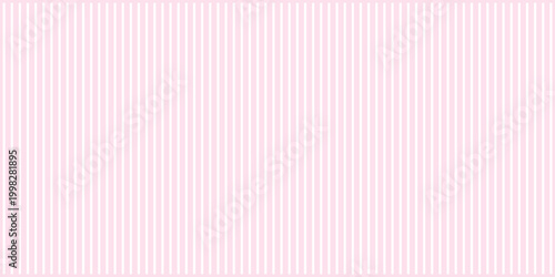 Pink and White Striped Pattern Background with Vertical Lines