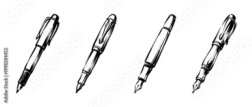 fountain pen , Traditional Chinese Brush , strokes swirl style