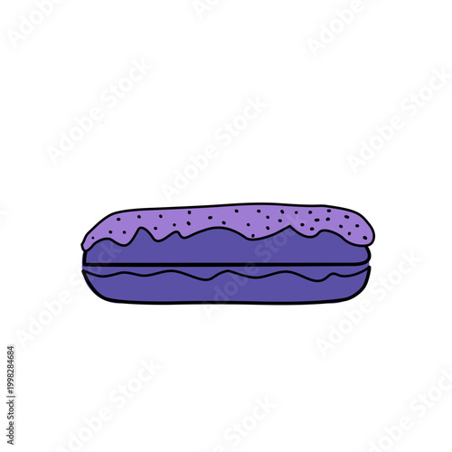 Long bread and hotdog 