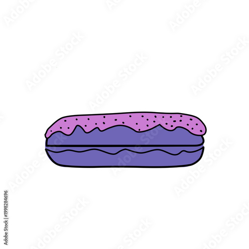 Long bread and hotdog 