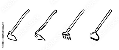 hoe , Traditional Chinese Brush , strokes swirl style