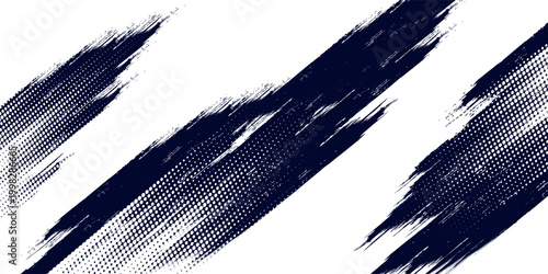 Dots halftone white u0026 blue color pattern gradient grunge texture background. Dots pop art comics sport style vector illustration