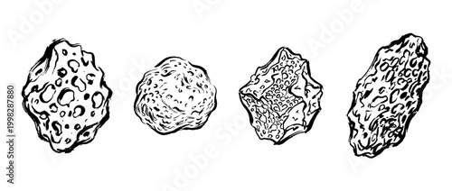 pumice , Traditional Chinese Brush , strokes swirl style