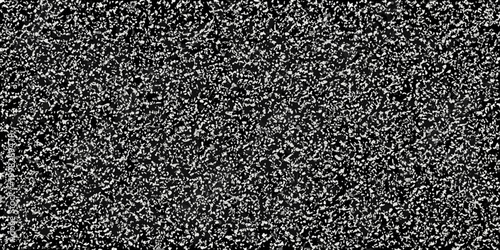 Static noise texture black and white television signal interference