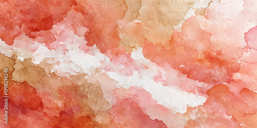 A close up of raw pink pork meat texture featuring a red grunge pattern and aged material design on an old dirty textured surface