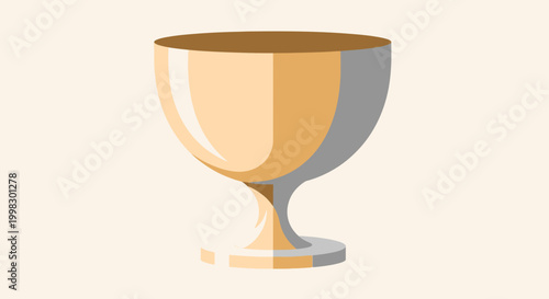 The world cup football trophy sits on a table indoors