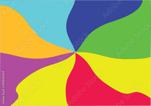 A vivid swirl of colors dancing in endless motion background. Colorful design art.
