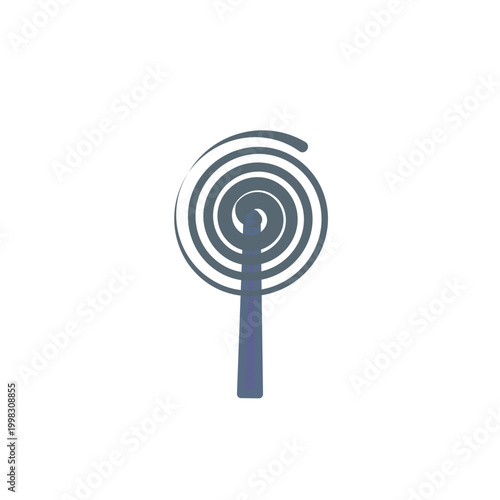 Swirl lollipop candy