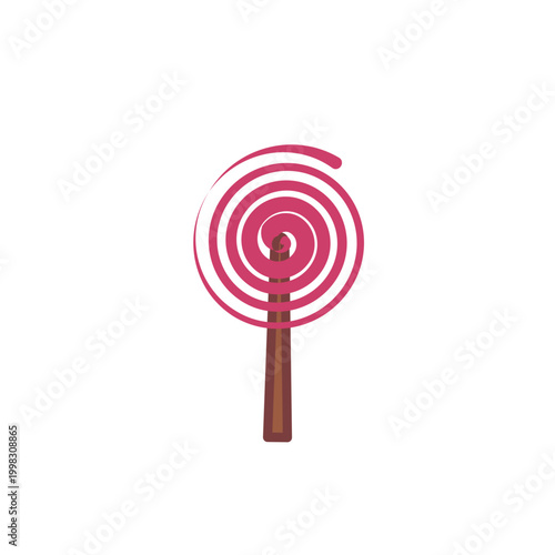 Swirl lollipop candy