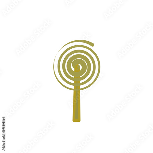 Swirl lollipop candy