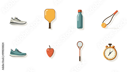 A simple, modern illustration of a teal sneaker. Great for representing active lifestyles, sports, or footwear-related content on websites or in adver