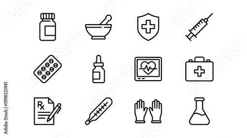 Photos Medical icons health medicine and healthcare symbols collection