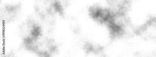 Bold black and white halftone dot rays forming a striking burst, perfect for promotional and branding designs.