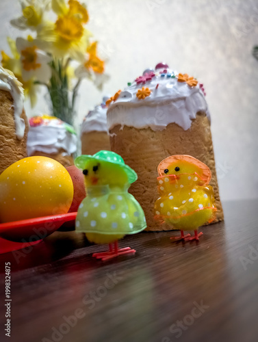 Orthodox Easter celebration food set