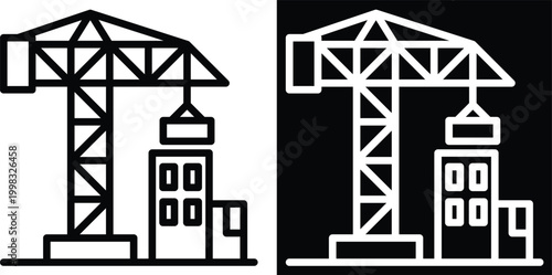 build Two-tone version in black and white background