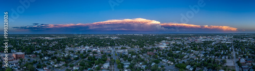 Slika na platnu Severe Storm over Wichita Kansas