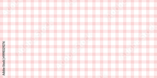 WebPlaid gingham pattern vector design. Soft pink seamless gingham style pattern textured background for clothing design