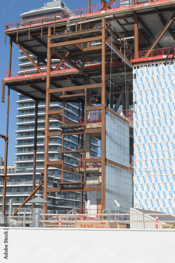 Fototapeta premium construction of Dani Reiss Modern and Contemporary Gallery expansion at the Art Gallery of Ontario, Toronto