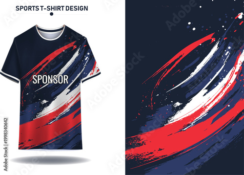 Sports jersey and t shirt background design