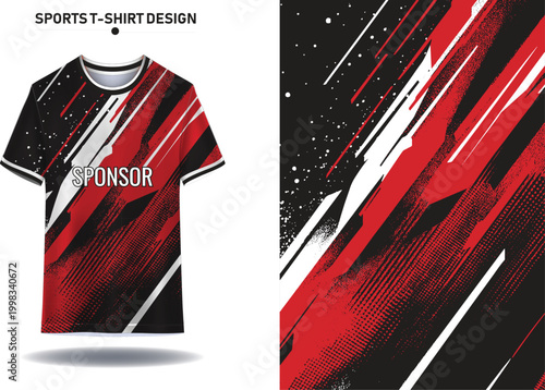 Sports jersey and t shirt background design