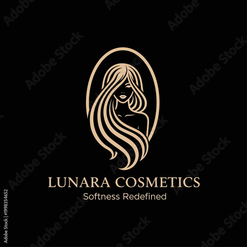 Lunara Cosmetics Softness Redefined Logo.