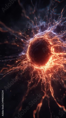 Reactor core visualized as a living organism, slowly pulsing like a heart, blending organic textures with industrial elements, cinematic and surreal, evoking energy and vitality