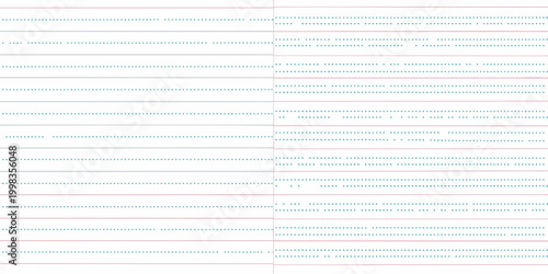 lined paper with multi colored horizontal lines on white background
