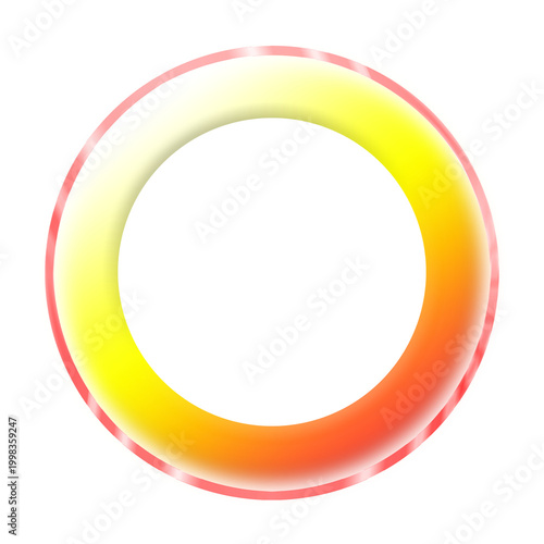 colorful round frame