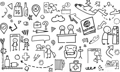 Horizontal Airport Transit and Duty-Free Facilities Pattern