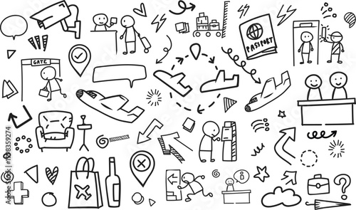 Horizontal Airport Transit and Duty-Free Facilities Pattern