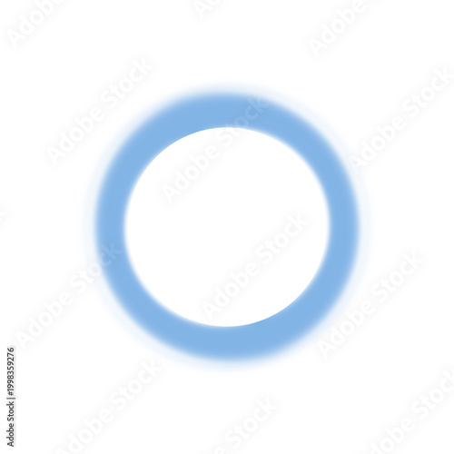 blue round circle