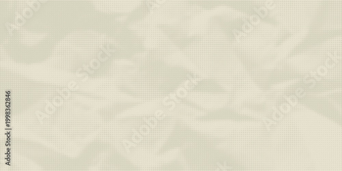 Retro beige halftone paper texture. Vintage craft ecru wallpaper with speckles, flecks, particles. Light cream grunge grain overlay background. Dirty dotted and specked canvas backdrop. Vector