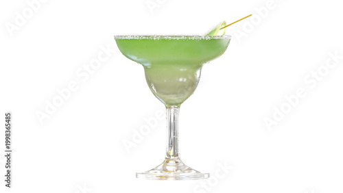 margarita with lime 3D rendering