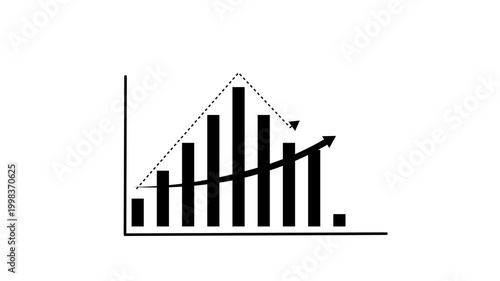 bar graph progressing over time high quality professional