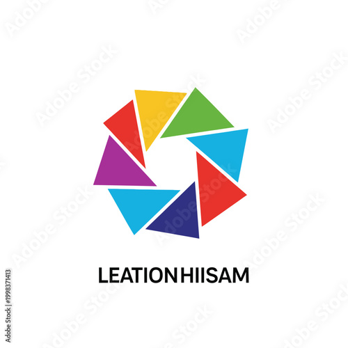A colorful graphic design logo. Free Download A colorful graphic design logo. - GFXLoad