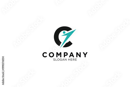human letter c with business minimalist logo template Free Download human letter c with business minimalist logo template - GFXLoad