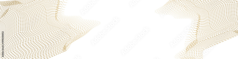 Abstract organic geometric pattern with soft gradient lines and transparent background ideal for creative designs and artistic projects transparent background
