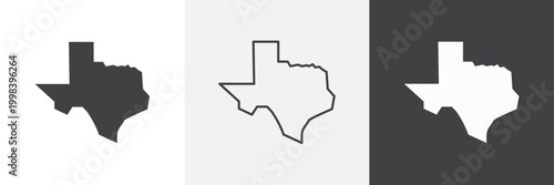 Texas icon element for design projects and web designs
