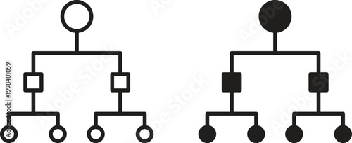 classification icon for social media, app, and web design. Vector illustration.