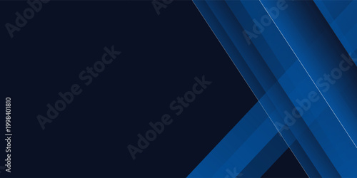 Dark blue modern business abstract background. Vector illustration design for presentation, banner, cover, web, flyer, card, poster, wallpaper, texture, slide, magazine, and powerpoint