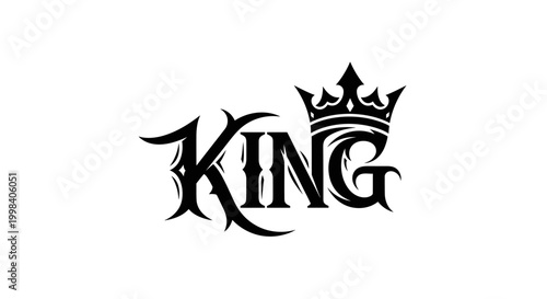 Black King text with crown logo.