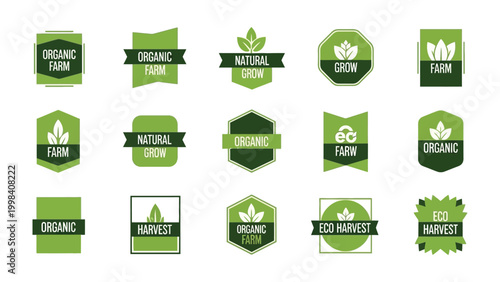 Eco-Friendly Branding Collection: A captivating arrangement of eco-conscious branding concepts. Each design exudes a commitment to nature's well-being.