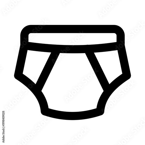 Underpants icon. Underpants modern line icon with clean style premium quality design representing underwear clothing comfort daily wear and personal hygiene essentials concept
