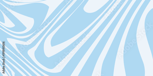 Abstract background seamless pattern with colorful waves. Trendy vector illustration in retro psychedelic style. Vector Illustration