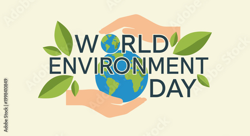 World Environment Day awareness campaign logo.