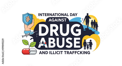 International Day Against Drug Abuse Awareness.
