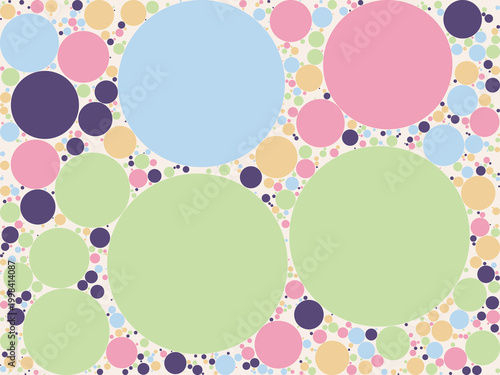 Circle Packing Pattern Generative Art Editorial Design