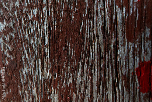Weathered Brown Painted Wood Texture