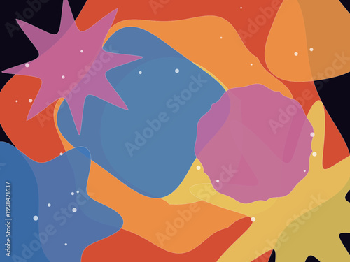 Gielis Superformula Flower Diatom Abstract Background