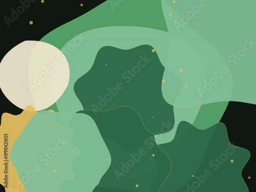 Superformula Composition Botanical Science Modern Design